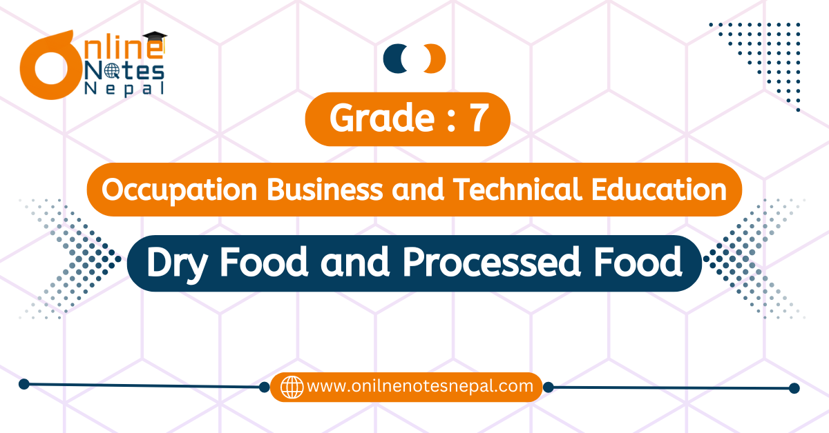 Dry Food and Processed Food
